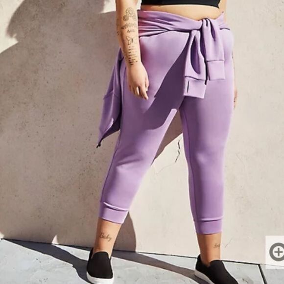 Torrid Purple Relaxed Fit Jogger NWT - Picture 2 of 7